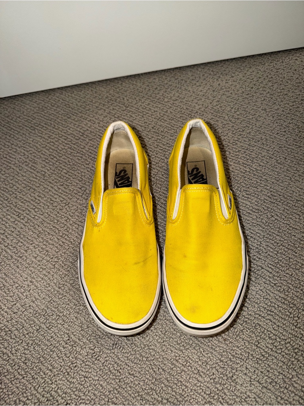 Vans Slip-On Sneakers in Yellow